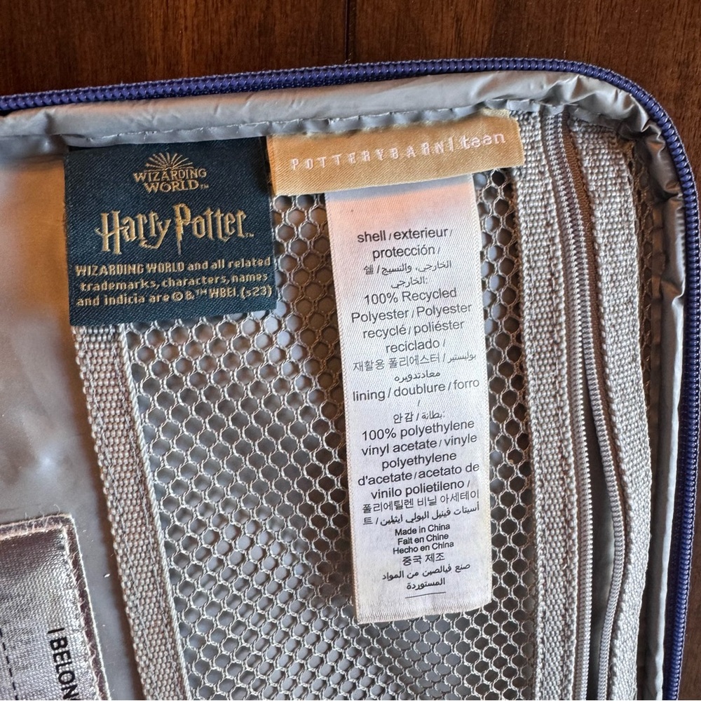 Pottery Barn Teen Gear-Up Harry Potter Herbology Cold Pack Lunch Bag‎ - Picture 6 of 8